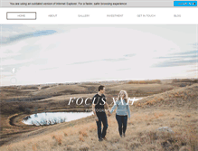 Tablet Screenshot of focus22photography.com